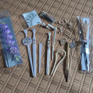 일본 의류 머리 장식 세트