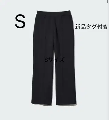 유니클로 드라이 맨투맨 트랙 팬츠 블랙 S 새상품