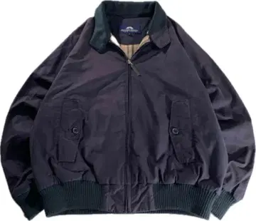 짧은 기장 G9 해링턴 자켓 스윙탑 페이드 네이비