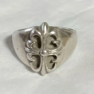 실버 크로스 디자인 실버 반지 남성용