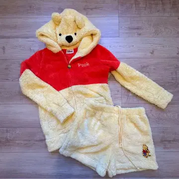 [ 새상품급 ] Disney 디즈니 푸우 모코모코 상하의 세트 룸웨어