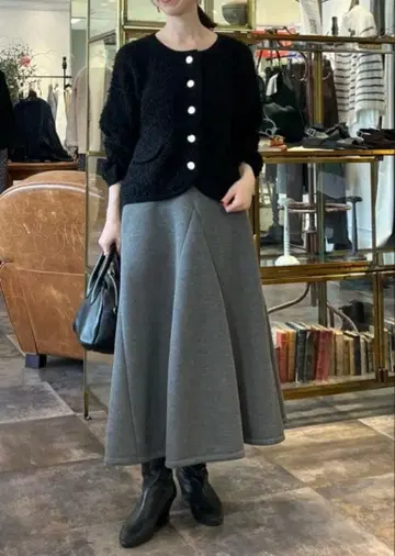 BEARDSLEY (비어즐리) 니트 튤 자켓