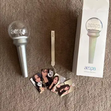 aespa 응원봉 트레이딩 카드 덤 포함