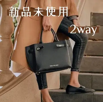 새상품 Victoria Hyde London 핸드 숄더백 블랙