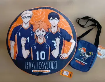 하이큐!! 플로어 쿠션 숄더백 히나타 쇼요 카게야마 토비오 츠키시마 케이