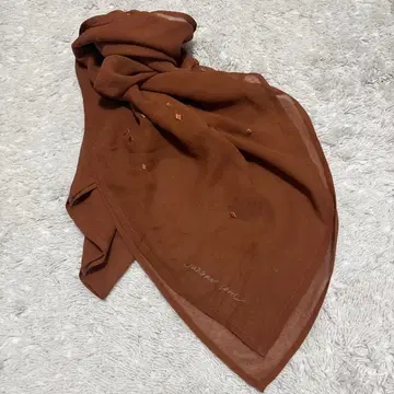 JURGEN LEHL 요건 레일 자수입 스카프 대형 스톨