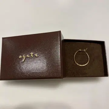 아가트 후프 귀걸이 한쪽 agete 10K