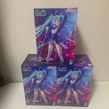 GUNDAM x MIKU 피규어 3체 세트