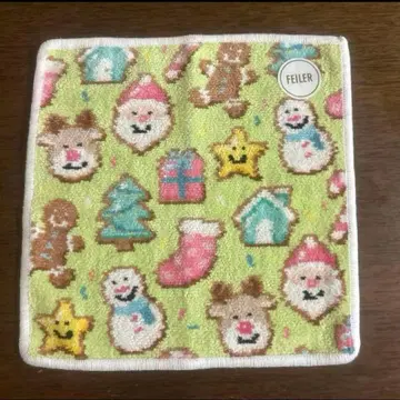 페이러 손수건 크리스마스 쿠키 새상품 크리스마스