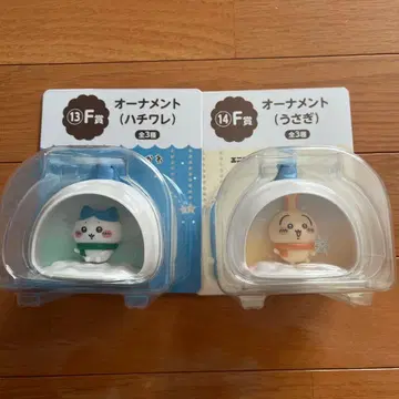 치이카와 (먼작귀) 에니마이 복권 F상 오너먼트 2개 세트