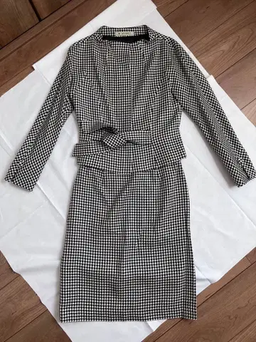 엠즈 그레이시 격자 무늬 셋업