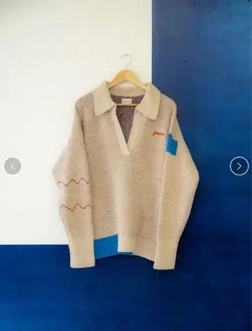 PAMM 스키퍼 니트 뒷모습의 관대한 인테리어 니트