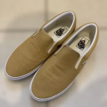 VANS 슬립온 베이지 캔버스