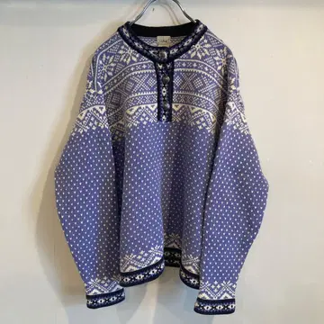 L.L.Bean 페어아일 패턴 니트 긴팔