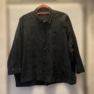 pas de calais 블랙 자켓 긴팔 셔츠 36