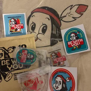 TOMIYA COFFEE 시즈오카 파르코 키링 가챠 스티커