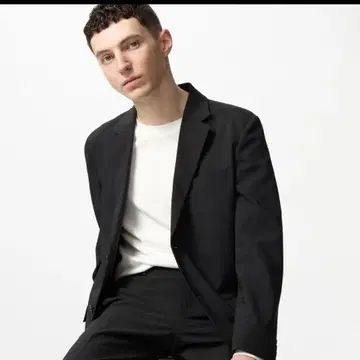 유니클로 UNIQLO 남성용 블랙 블랙 감동 자켓 비즈니스 정장