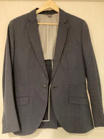 Armani Exchange 스트라이프 비즈니스 자켓 34 Short