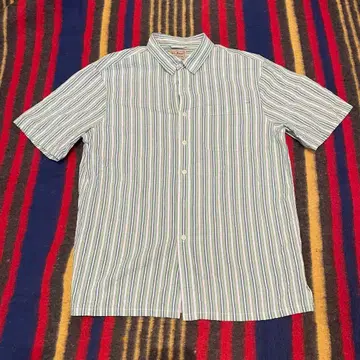 llbean 스트라이프 셔츠 반팔 엘엘빈