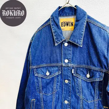 EDWIN 에드윈 클래식 데님 자켓 G M 사이즈 인디고