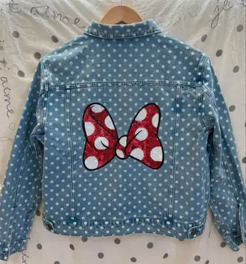 홍콩 디즈니 미니 마우스 데님 자켓