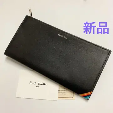 [ 새상품 ] 폴스미스 L자 지퍼 장지갑 슬림 타입 소가죽/양가죽 블랙