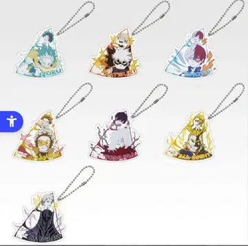 제일복권 히로아카 I상 에리의 뿔 모양 아크릴 참 7종 컴프 세트