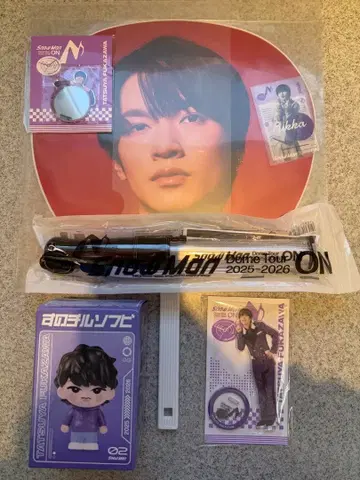 SnowMan Dome Tour 2025-2026 ON 응원봉 부채