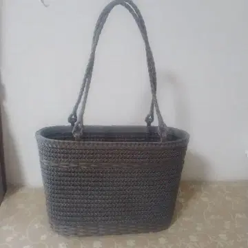 에코 크라프트 바스켓백