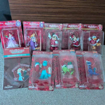 디즈니 크리스마스 오너먼트 복권 9개 세트