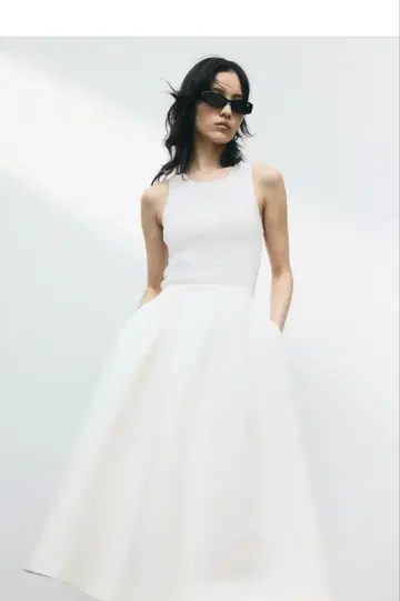 H&M 플레어 스커트 34