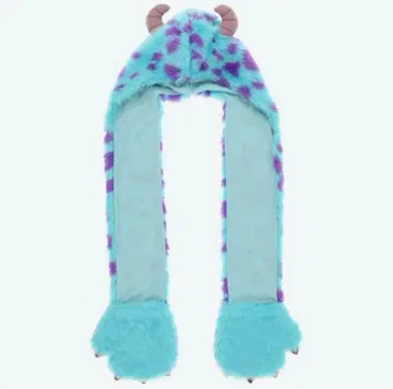 [ 단종품 ] 디즈니 몬스터 주식회사 샐리 팬캡/후드 부착 머플러