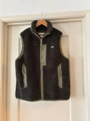 LACOSTE 플리스 집업 베스트 US S