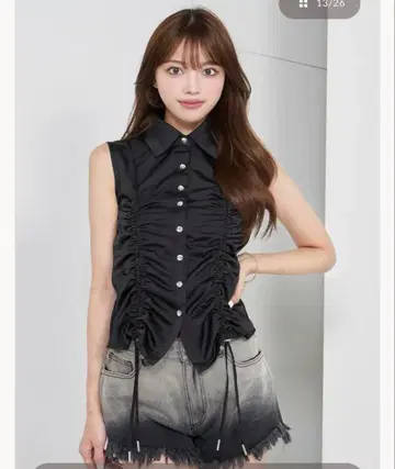 darich 레이스 도킹 디자인 셔츠