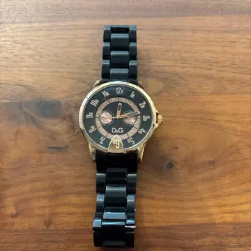 [배터리 방전] D&G 남성용 손목시계 블랙 골드