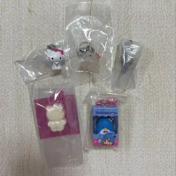 헬로키티 챠미키티 물방울 메지루시 액세서리 가챠가챠