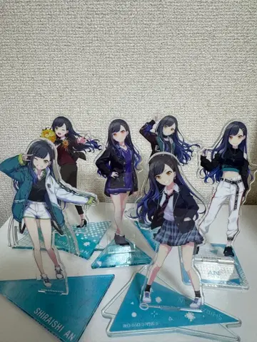 시라이시 안 아크릴 스탠드 6점 세트