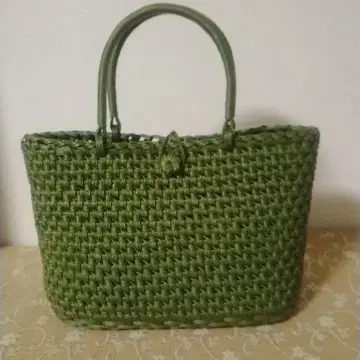 에코 크라프트 바스켓백