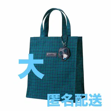 familiar 파미리아 토트백 파랑 깅엄 체크 체크 대