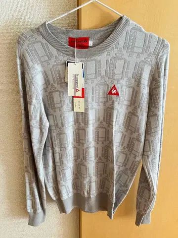 새상품 le coq sportif 그레이 스웨터 L