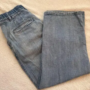 URBAN RESEARCH DOORS 2턱 개더 데님 팬츠