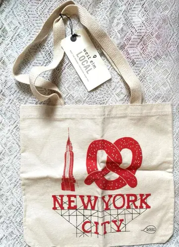 west elm 뉴욕 시티 토트백