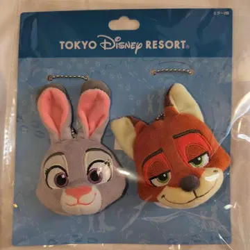 새상품 닉 주디 거울 봉제 인형 주토피아 디즈니