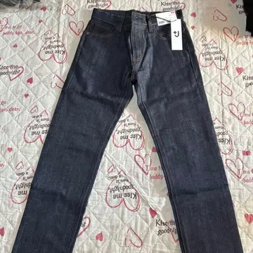 유니클로 +J 셀비지 슬림 스트레이트 청바지 사이즈 29 질 샌더