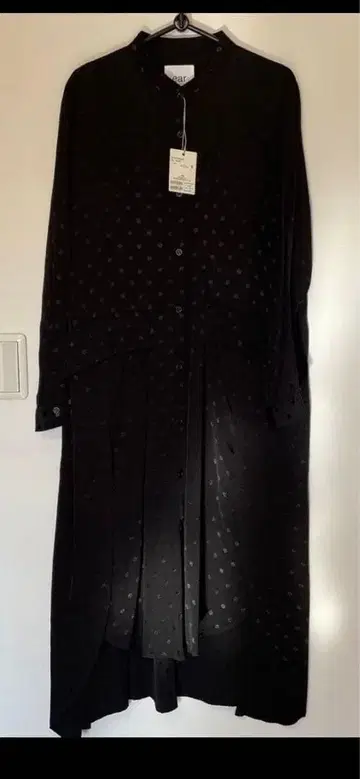 도트 패턴 롱 원피스 이아 파피오네