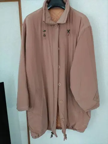 여성용 코트 옅은 복숭아색 F