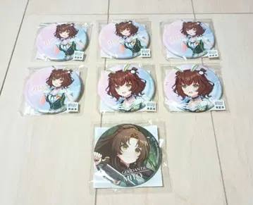 월드 다이스타 복권 시로마루 미토 캔뱃지 7개 세트