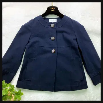 새상품급 노카라 자켓 매킨토시 철학 브랜드 장식 버튼