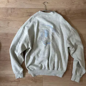 ESPUMA PLUIE FW23 맨투맨 L 사이즈 시멘트