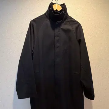 casper john 블랙 롱 스텐카라 코트